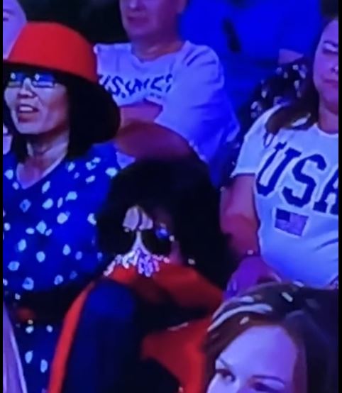 Michael Jackson spotted watching Trump in the live studio audience for Hanity .